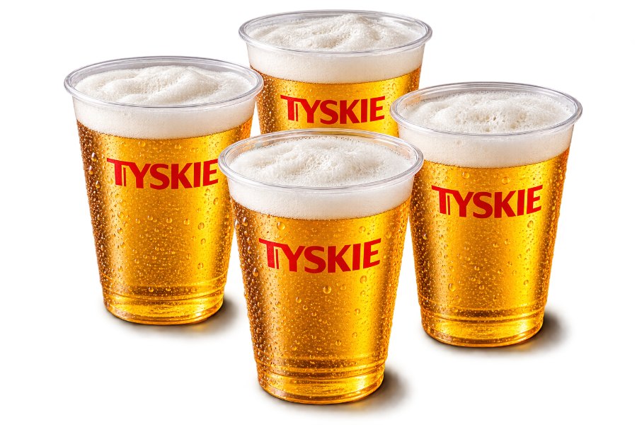 4 × Tyskie 0,5 L