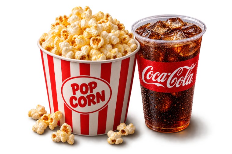 Popcorn + Coca-Cola